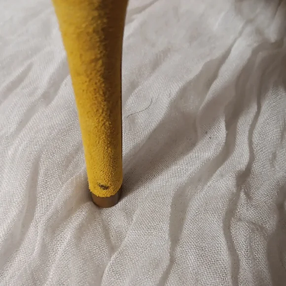 Nine West Yellow Suede Heels - Picture 5 of 8